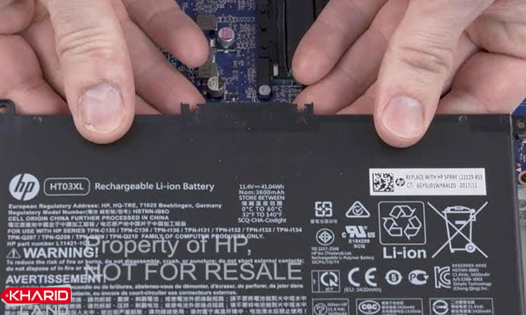 علت خرابی باتری لپ تاپ hp
